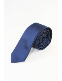 Corbata rayas azul plata
