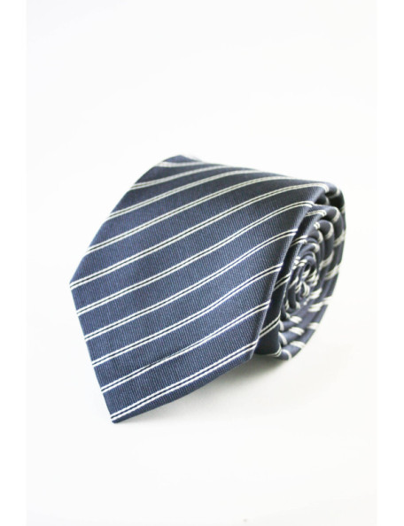 corbata rayas azul fusión